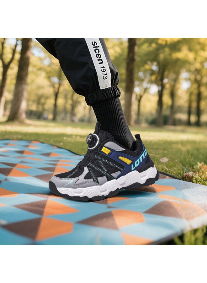 LOTTO Boys' And Girls' New Autumn Outdoor Sports Shoes, Versatile Shock-absorbing And Rebound Kids' Twist Buckle Casual Outdoor Shoes - Image 3