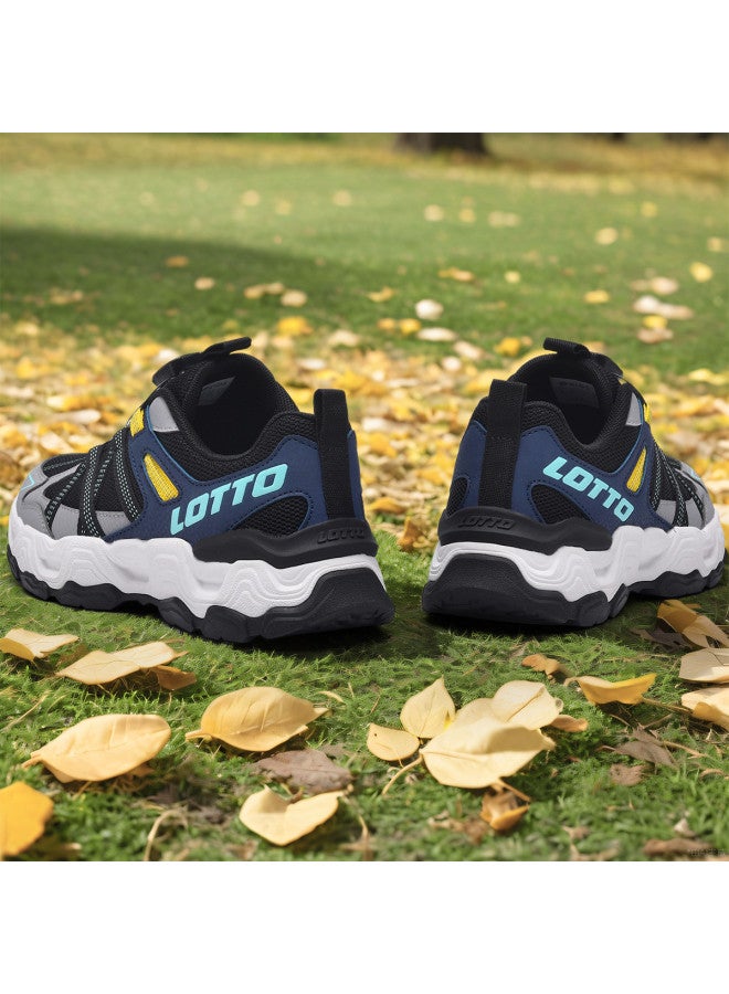 LOTTO Boys' And Girls' New Autumn Outdoor Sports Shoes, Versatile Shock-absorbing And Rebound Kids' Twist Buckle Casual Outdoor Shoes - Image 5