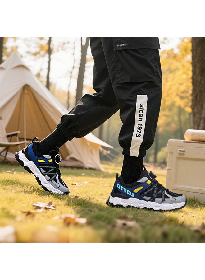 LOTTO Boys' And Girls' New Autumn Outdoor Sports Shoes, Versatile Shock-absorbing And Rebound Kids' Twist Buckle Casual Outdoor Shoes - Image 2