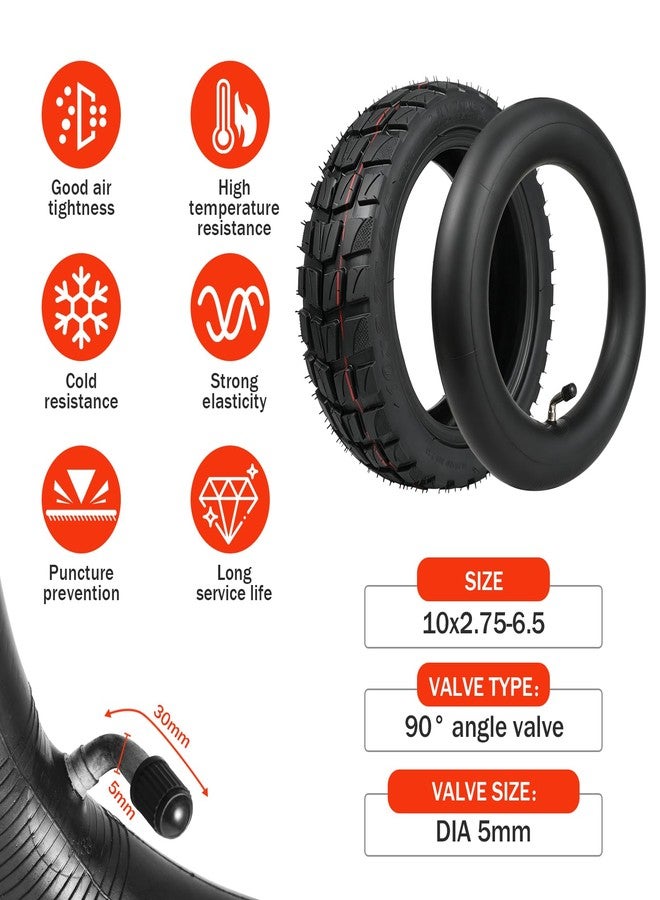 Mopillos 10x2.75-6.5 Scooter Tire and Tube Set,70/65-6.5 Off Road tire tube - Image 4