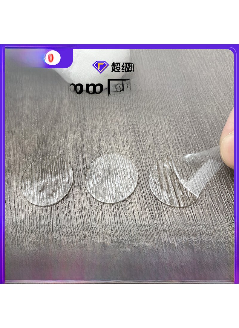 Generic 0.5mm Thick Acrylic Clear Adhesive Circles for Decor Round 20mm [single price]] 