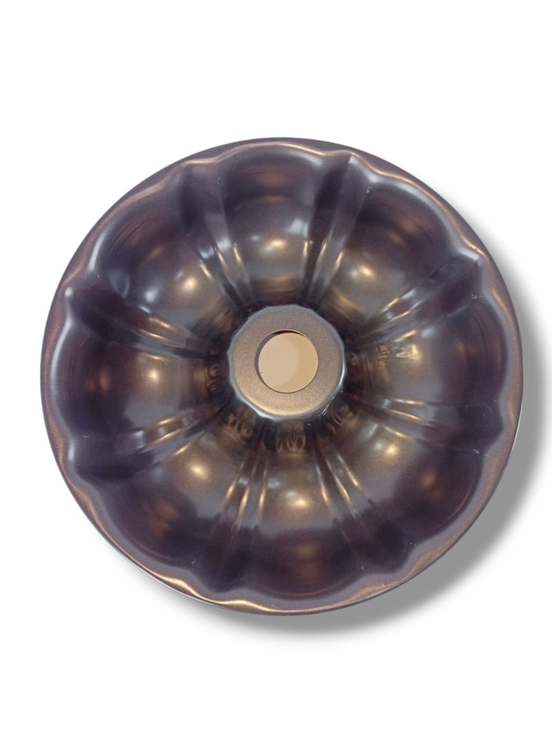 قالب كيك دائري معدني غير لاصق - لون أحمر - Image 2