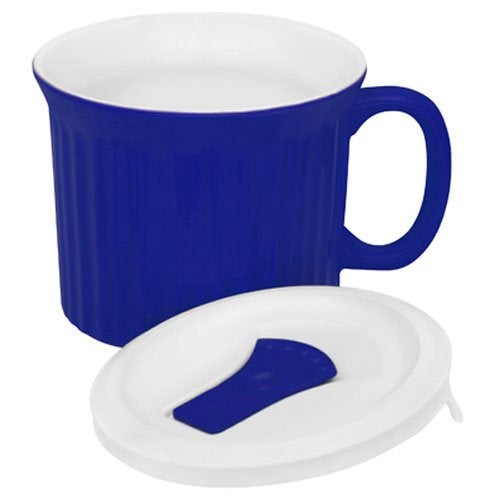 CorningWare 20-Ounce Meal Mug with Vented Lid (Blueberry) - Image 1