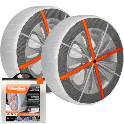 AutoSock for Passenger Vehicles HP698, Snow Socks for Tires, Pack of 2 - Image 1
