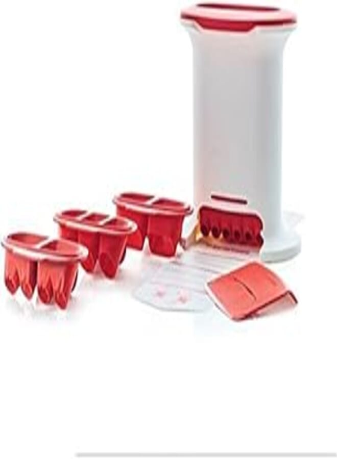 Tupperware - M Press Maker with 4 Nozzles for Food, Dough, and Desserts Shaping
