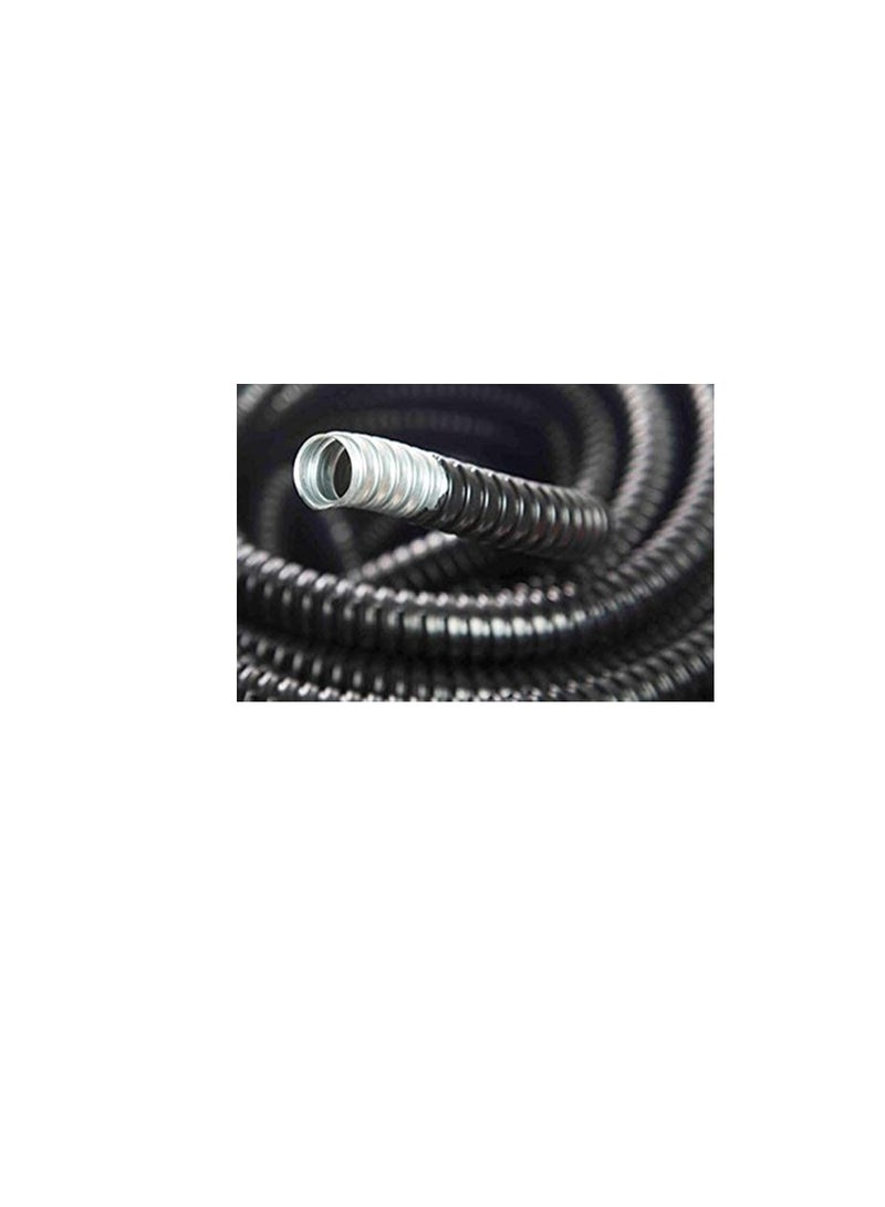 PVC Coated Galvanized Steel Flexible Conduit Black for Protection of Cable and Wire in Tunnels, Hospitals, High-rise Office Blocks and Public Buildings, Underground Etc. (40mm x 10 Meter)  - Image 3