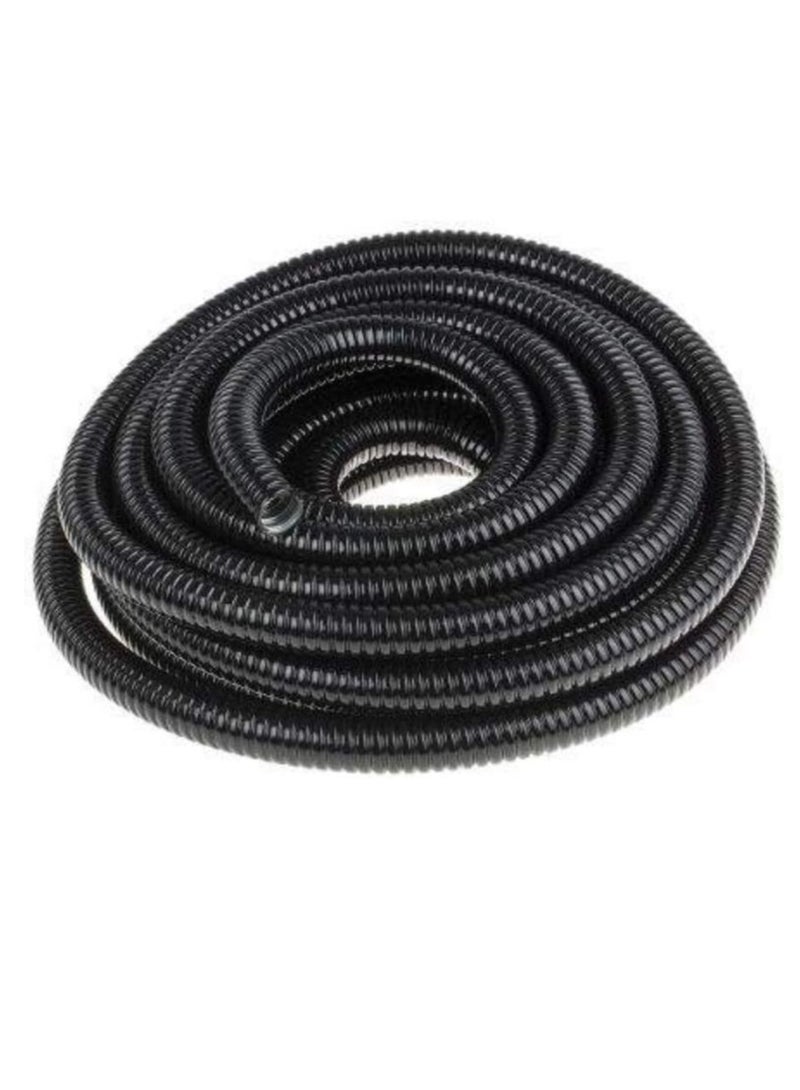 PVC Coated Galvanized Steel Flexible Conduit Black for Protection of Cable and Wire in Tunnels, Hospitals, High-rise Office Blocks and Public Buildings, Underground Etc. (40mm x 10 Meter)  - Image 1