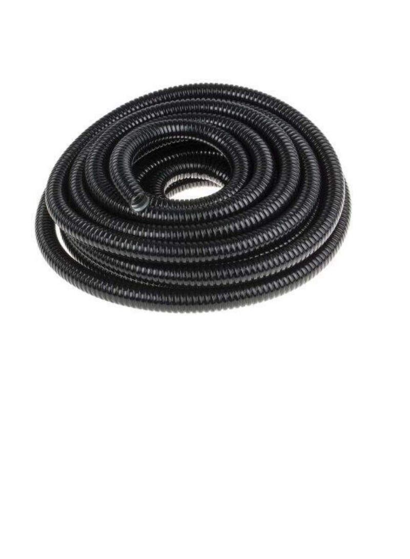 PVC Coated Galvanized Steel Flexible Conduit Black for Protection of Cable and Wire in Tunnels, Hospitals, High-rise Office Blocks and Public Buildings, Underground Etc. (40mm x 10 Meter)  - Image 2