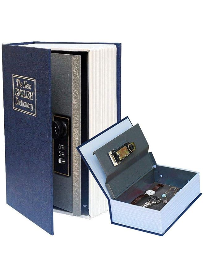 erorex Secret Book Safe With Combination Lock Dictionary Diversion Hidden Book Portable Safe Box For Storing Money Jewelry And Passport  - Image 1