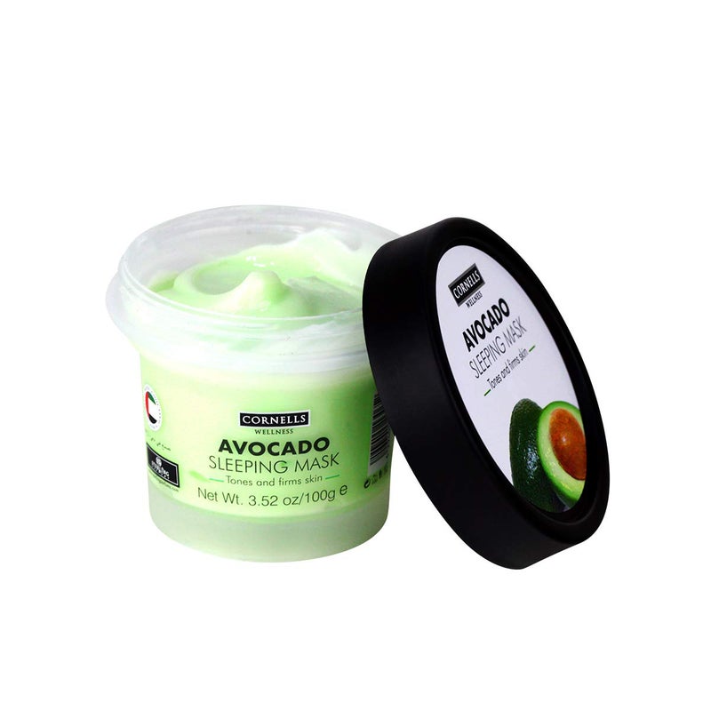 Cornells Wellness, Moisturize & Nourish, Avocado Sleeping Mask 100G, For Unisex - Image 2
