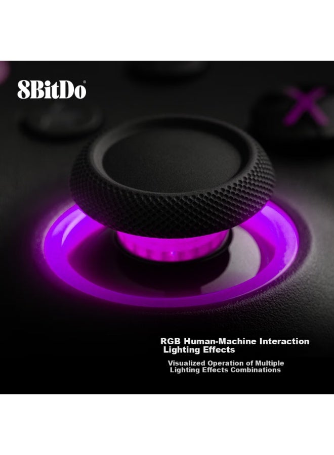 8Bitdo 8bitdo Hunter Orion 2nd Gen Game Controller With Tmr Joystick, Dual Trigger, Three Modes For Pc, Steam, Android, Monster Hunter Wild, Dual Shadow Wonderland, Black Mythology Sun Wukong Rgb  - Image 4