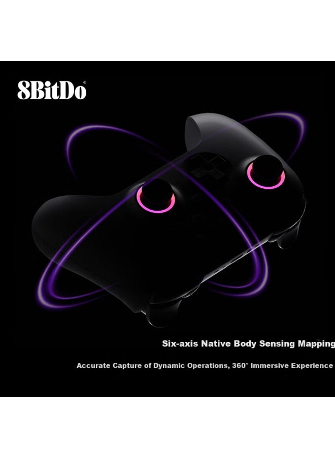 8Bitdo 8bitdo Hunter Orion 2nd Gen Game Controller With Tmr Joystick, Dual Trigger, Three Modes For Pc, Steam, Android, Monster Hunter Wild, Dual Shadow Wonderland, Black Mythology Sun Wukong Rgb  - Image 5
