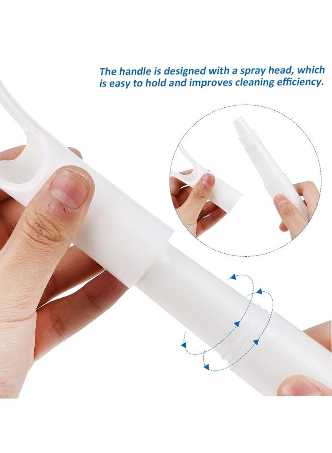 Practical Window Cleaning Brush Double-Sided Squeegee Wiper and Sponge Scrubber Window Cleaning Tool for Home Car Office - Image 3