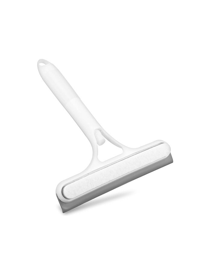 Practical Window Cleaning Brush Double-Sided Squeegee Wiper and Sponge Scrubber Window Cleaning Tool for Home Car Office - Image 1