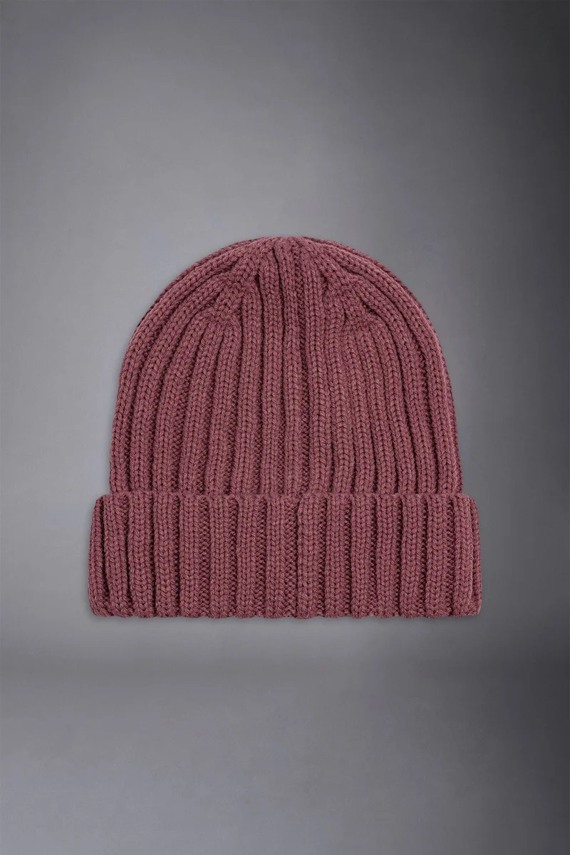 Men's ribbed cap - Mauve