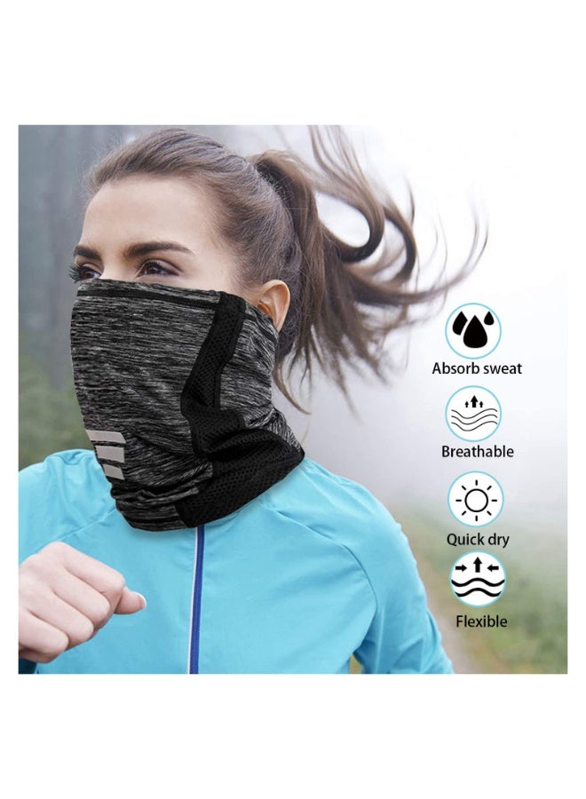 SHENGHUI 3 PCS Cooling Summer Face Cover Neck Gaiter Cooling Face Cover Sun UV Protection Neck Scarf Balaclava Bandanas for Men Women, 3 Colors, One Size - Image 5