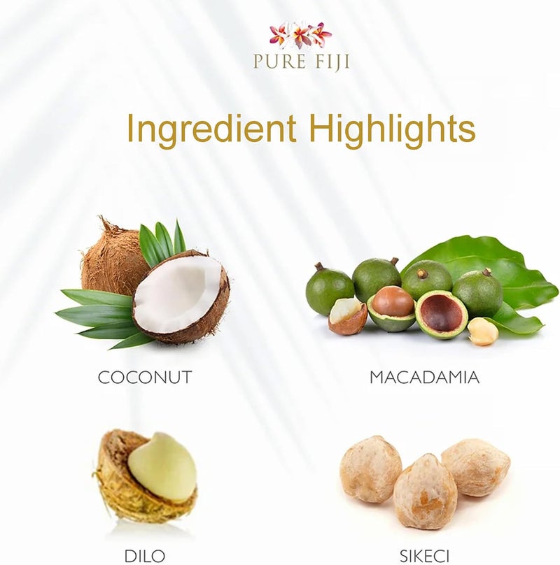 Pure Fiji Bath Oil Conditioning Body Moisturizer with Natural Ingredients Bath Essential for Women Moisturizing Bath Body Oil Coconut Milk Honey 8oz236ml - Image 5