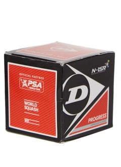 Dunlop Sports Dunlop Progress Squash Ball - 12 Pack | Intermediate Training & Game Ball | Enhanced Bounce & Control | Official Tournament Quality | Durable Rubber  - Image 2