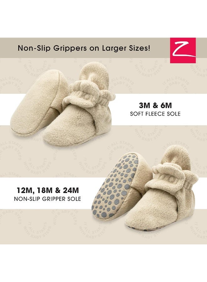 Zutano Zutano Unisex Fleece Baby Booties  - Image 2