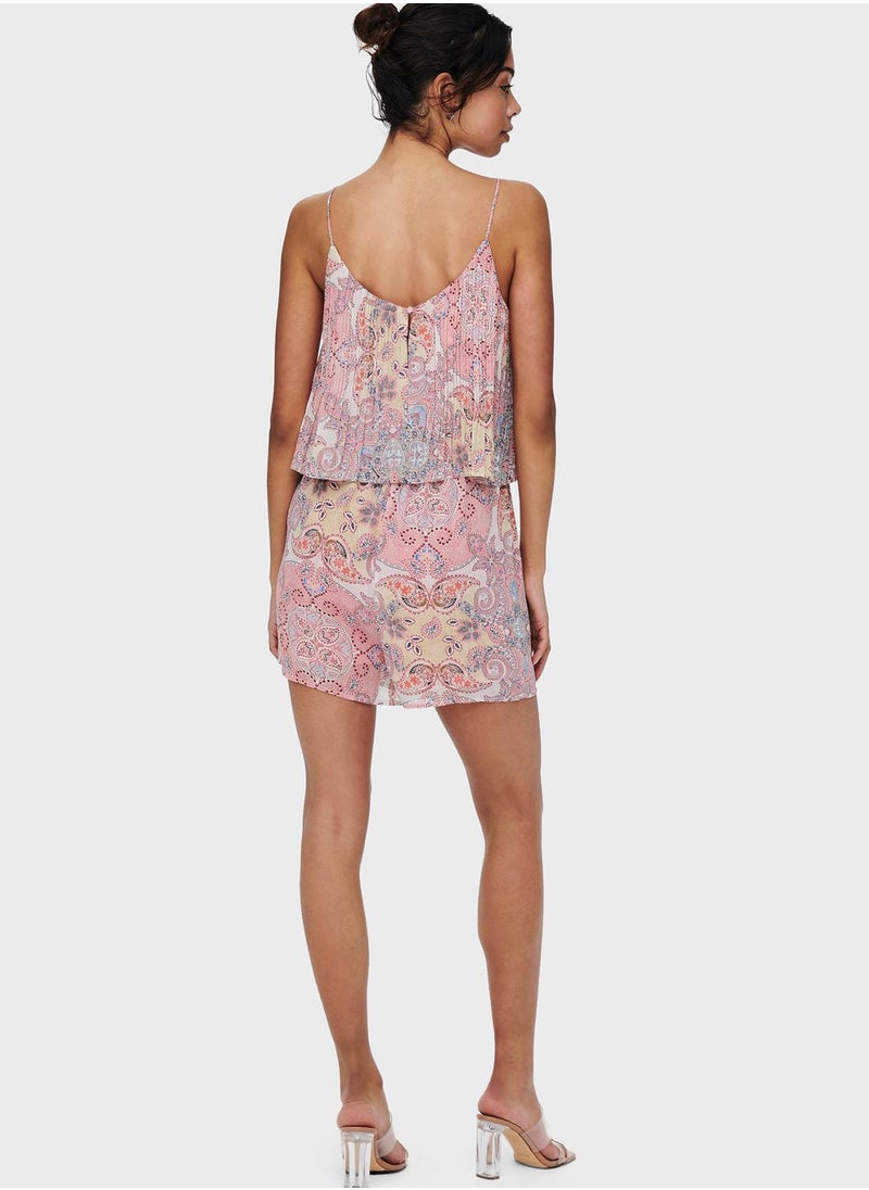 ONLY - Printed Playsuit - Image 1