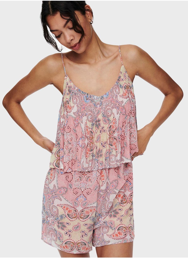 ONLY - Printed Playsuit - Image 1