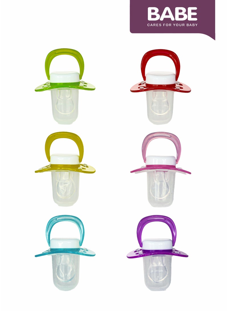 بابي بيبي - لهايات سيليكون للأطفال، من عمر 0 ​​أشهر فما فوق، 12 قطعة (12 بطاقة)، ​​6 ألوان، خالية من مادة BPA، صُنعت في تايلاند. - Image 2