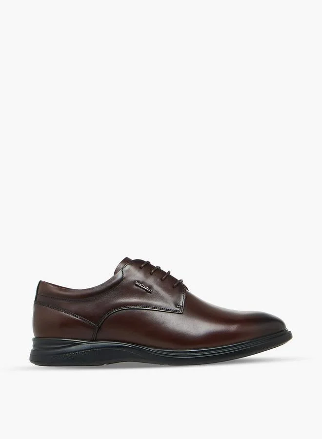 Le Confort Men Leather Lace-Up Derby Shoes