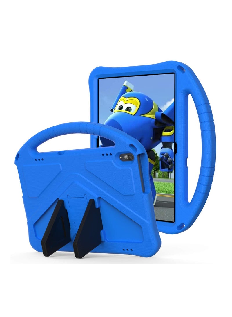 Captaintech Kids Tablet Case for Lenovo Tab M10 HD TB X505F X605F Smart Tab P10 TB X705F L Lightweight Case with Handle Stand EVA Shockproof Cover for Lenovo Tab M10 P10 10.1" Blue - Image 1