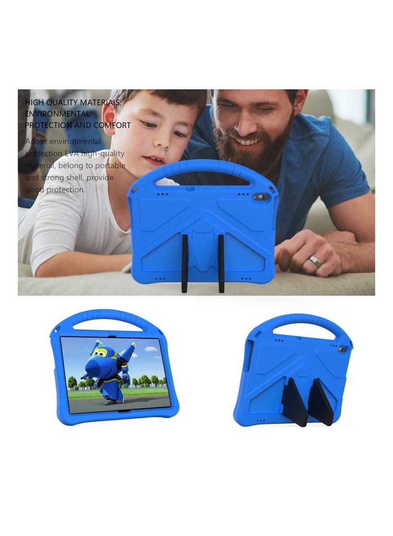 Captaintech Kids Tablet Case for Lenovo Tab M10 HD TB X505F X605F Smart Tab P10 TB X705F L Lightweight Case with Handle Stand EVA Shockproof Cover for Lenovo Tab M10 P10 10.1" Blue - Image 3