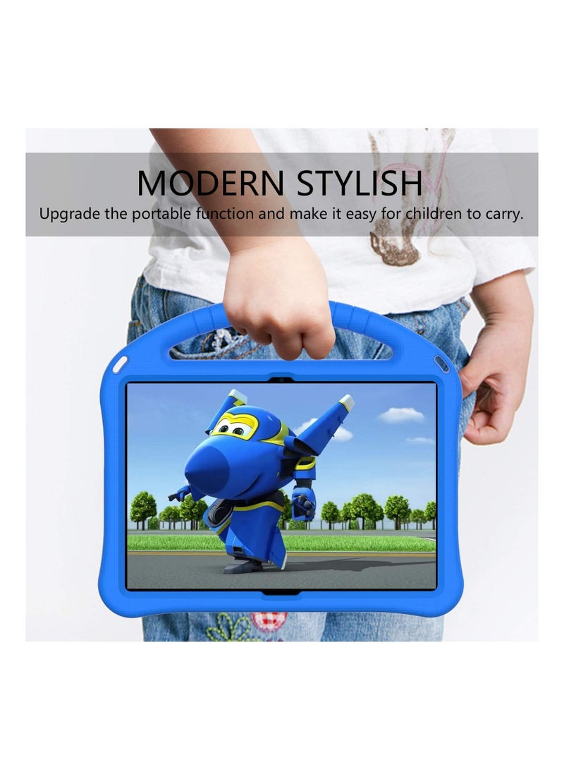 Captaintech Kids Tablet Case for Lenovo Tab M10 HD TB X505F X605F Smart Tab P10 TB X705F L Lightweight Case with Handle Stand EVA Shockproof Cover for Lenovo Tab M10 P10 10.1" Blue - Image 2