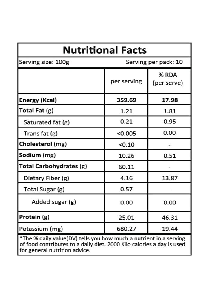 Organic Tattva تاتفا العضوي عدس أوراد كامل أبيض 500غ - Image 4
