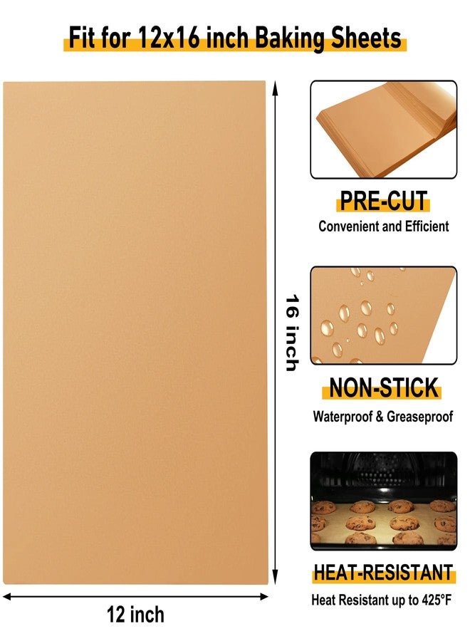 HOFHTD 200 Pcs Parchment Paper Sheets, 12 x 16 Inches Air Fryer Disposable Paper Liners, Non-Stick Precut Parchment Paper for Baking, HOFHTD Unbleached Baking Papers for Cooking, Grilling, Roasting, Steaming - Image 3