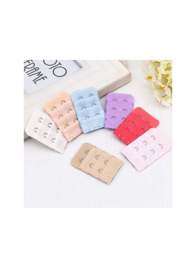 9 Pcs Bra Extenders Elastic Bra Band Extension Bra Strap Extensions Soft Bra Extenders Band 3 Rows 2/3/4 Hooks Bra Extender