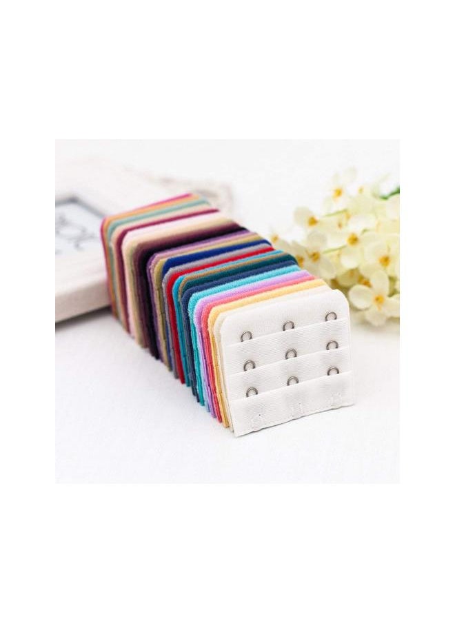9 Pcs Bra Extenders Elastic Bra Band Extension Bra Strap Extensions Soft Bra Extenders Band 3 Rows 2/3/4 Hooks Bra Extender