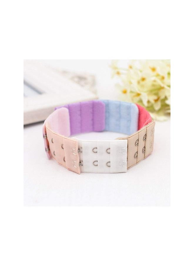 9 Pcs Bra Extenders Elastic Bra Band Extension Bra Strap Extensions Soft Bra Extenders Band 3 Rows 2/3/4 Hooks Bra Extender