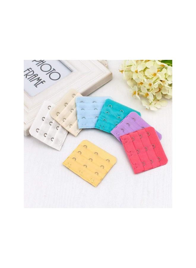 9 Pcs Bra Extenders Elastic Bra Band Extension Bra Strap Extensions Soft Bra Extenders Band 3 Rows 2/3/4 Hooks Bra Extender