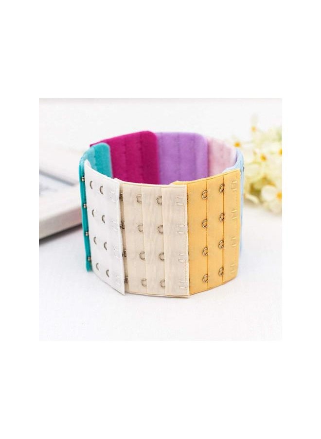 9 Pcs Bra Extenders Elastic Bra Band Extension Bra Strap Extensions Soft Bra Extenders Band 3 Rows 2/3/4 Hooks Bra Extender