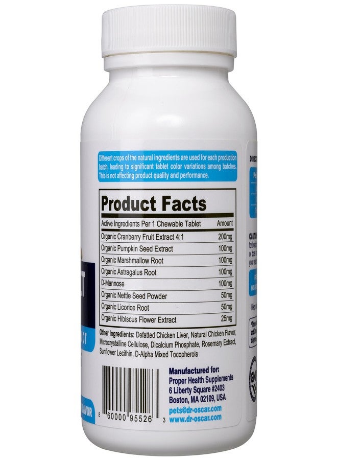 Dr. Oscar Dog UTI Treatment, More Complete Urinary Tract Infection Treatment. More Potent UTI Medicine vs. Cranberry Pills Thanks to Hibiscus. for Dog Bladder Infection, USA - Image 2