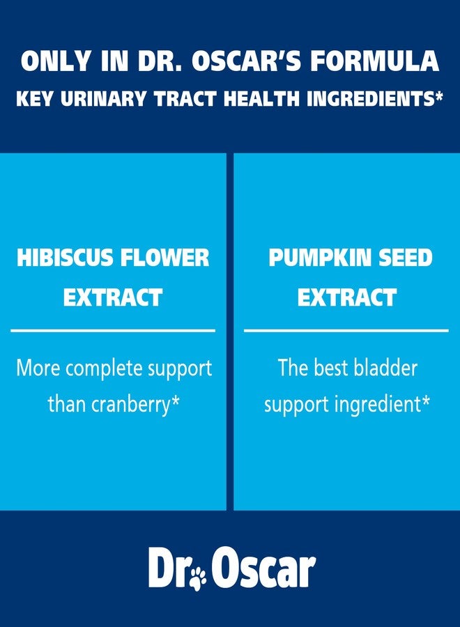 Dr. Oscar Dog UTI Treatment, More Complete Urinary Tract Infection Treatment. More Potent UTI Medicine vs. Cranberry Pills Thanks to Hibiscus. for Dog Bladder Infection, USA - Image 5