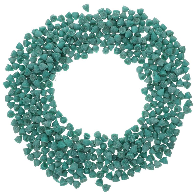 Tumbling Media Cone Abrasive for Rock Tumbling, Silicon Carbide Polishing Grit, Small Rotary Tool Sanding Media for Jewelry Buffing and Metal Finishing - Image 1