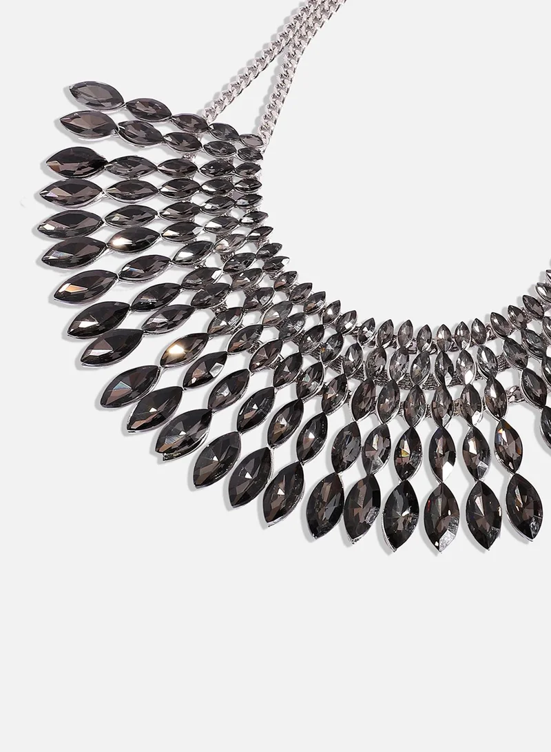 SOHI Stone Studded Artificial Jewellery Set