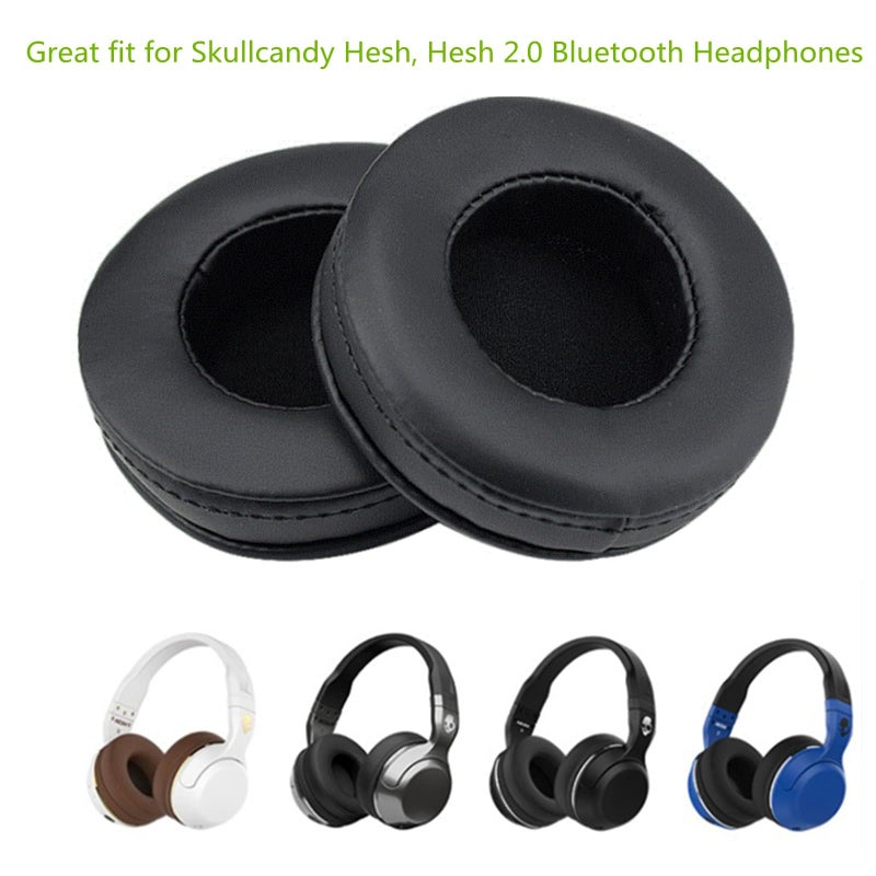 Saipomor Hesh 2 Earpads Replacement for Skullcandy Hesh1.0 Hesh2.0 Bluetooth Wireless Headphones Replacement HESH Ear Cushions Ear Cover (Thick) - Image 2