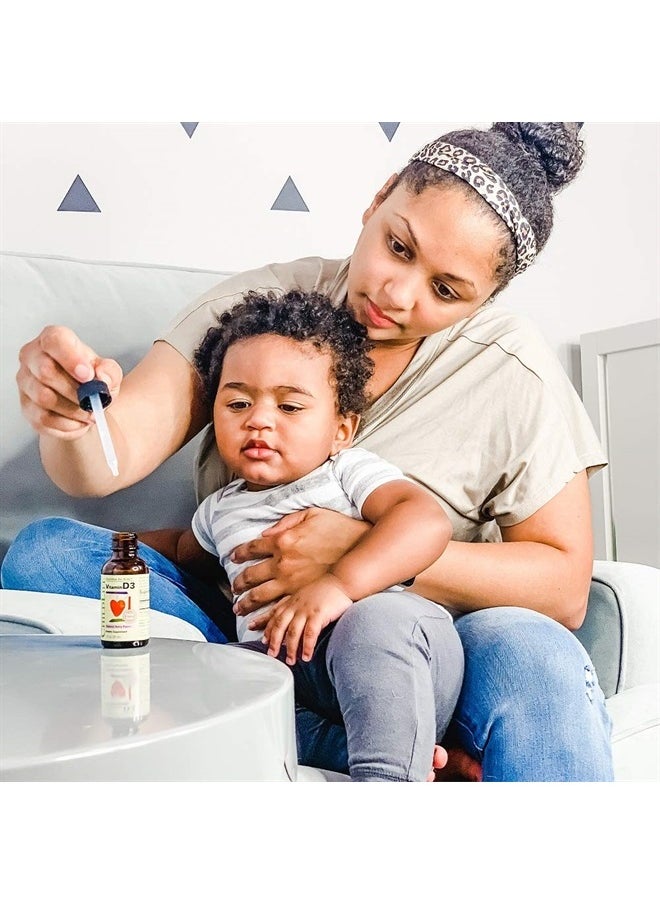 CHILDLIFE ESSENTIALS ChildLife Essentials Vitamin D3 for Infants, Babys, Kids, Toddlers, Children, and Teens, Berry Flavor, Glass Bottle, 1 Fl Oz (Pack of 2)  - Image 5