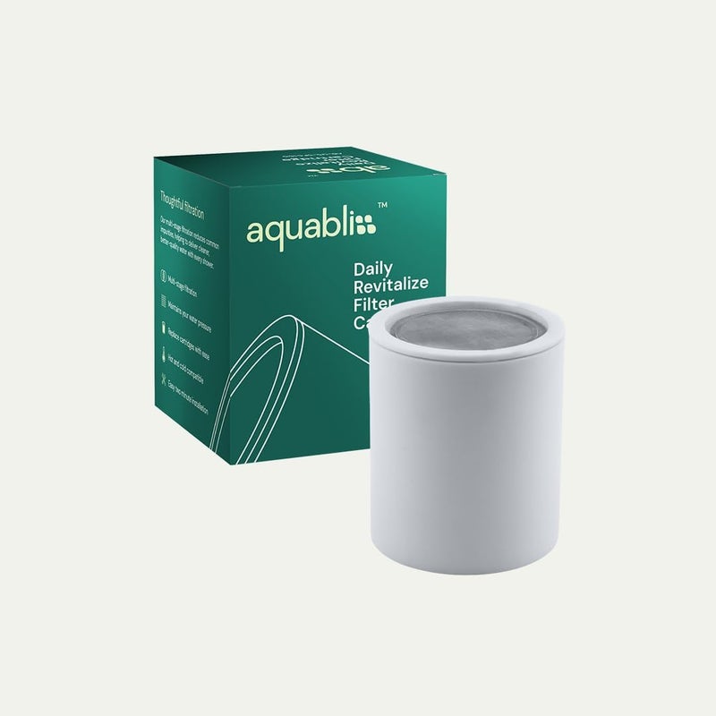 أكوابليس خرطوشة فلتر استبدال AquaBliss ذات 12 مرحلة، للاستخدام مع فلتر الدش العالمي عالي الإنتاج SF100 وSF220 - Image 1