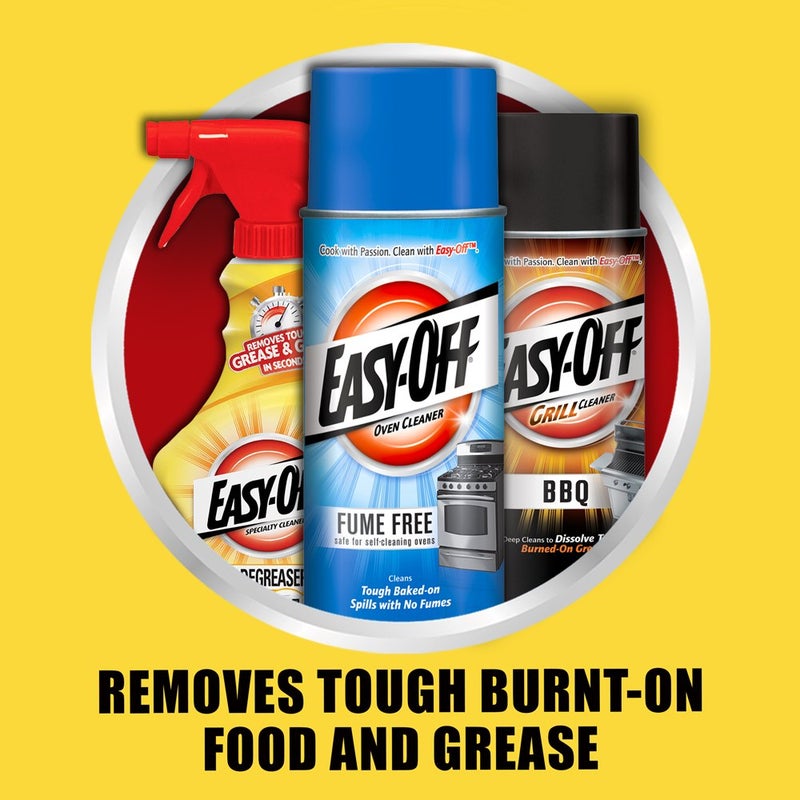 Easy Off Heavy Duty Oven Cleaner, Destroys Tough Burnt on Food and Grease, Fresh Scent, 14.5 oz Can - Image 5