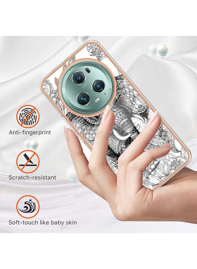S-TOP Case For Honor Magic 5 Pro Electroplating Marble Dual-side IMD Phone Case - Image 5