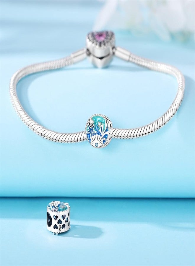 ARTCHARM Women Ocean Series Wonderful Underwater World Starfish Sea Shell Turtle and Fish Charms Compatible With Pandora Charms Bracelets - Image 2