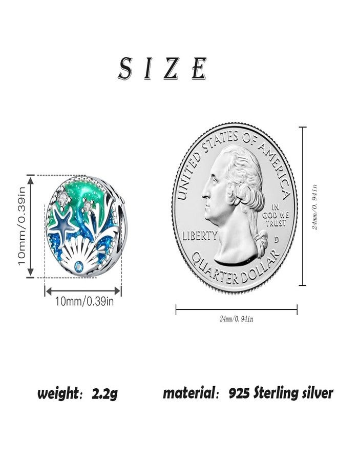 ARTCHARM Women Ocean Series Wonderful Underwater World Starfish Sea Shell Turtle and Fish Charms Compatible With Pandora Charms Bracelets - Image 5