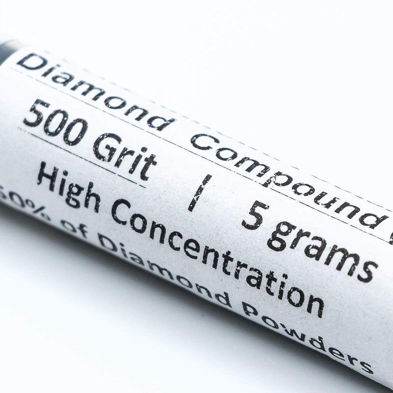 TechDiamondTools Diamond Lapping Paste Polishing Compound USA Made 500 Grit 36-54 Microns Lapping Compound for Rock Glass Metal Jewelry Resin Marble with High Concentration Diamond Powder - Image 3