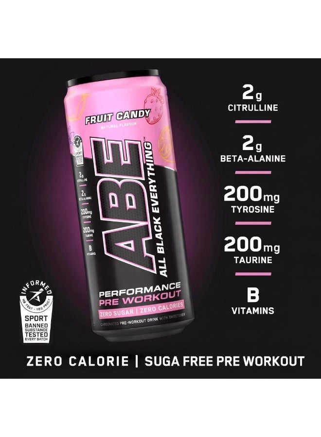 Applied Nutrition ABE Pre Workout Athletic Drink -  Sugar Free 330ml-Mix & Match - Image 4